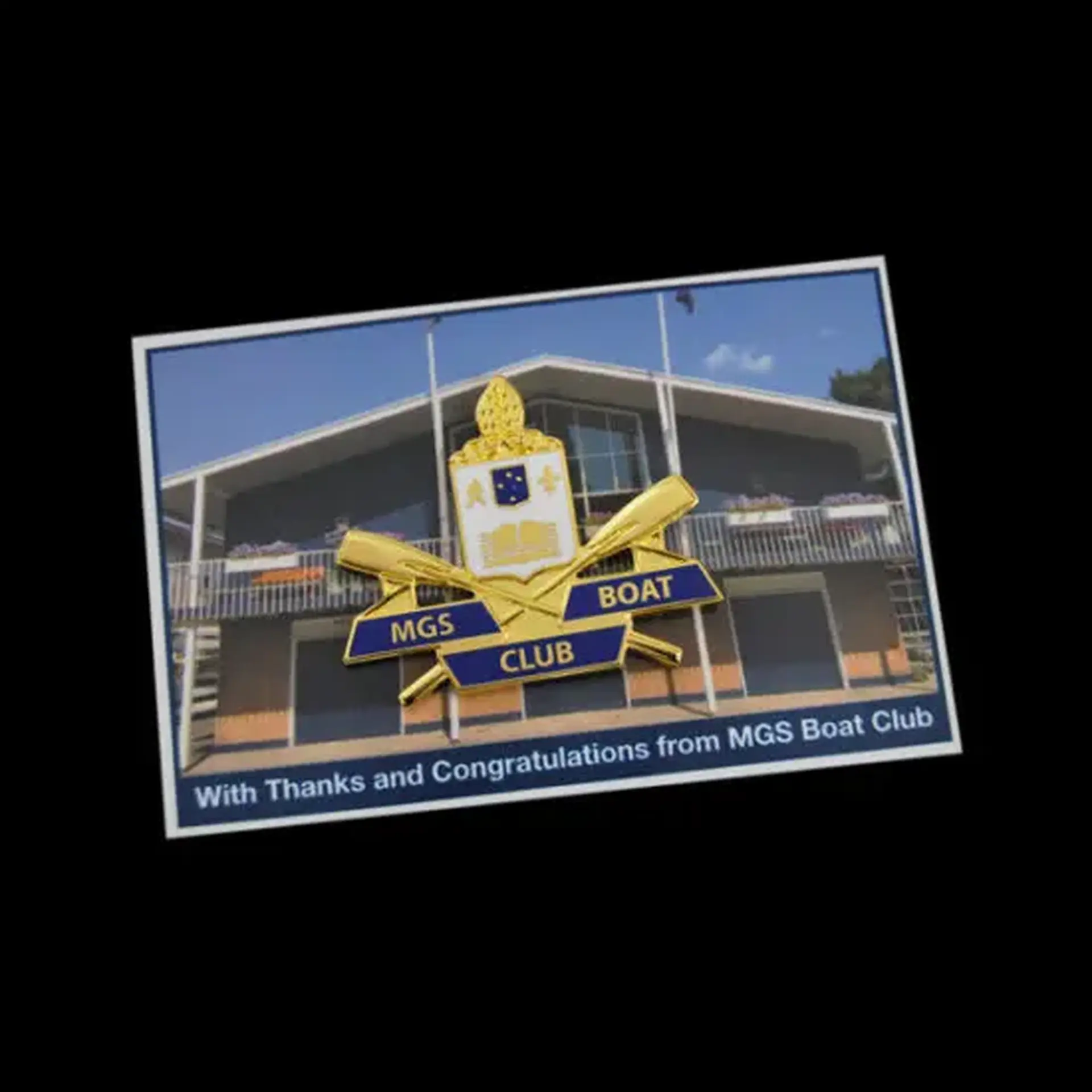 A MGS Boat Cub Pin Card