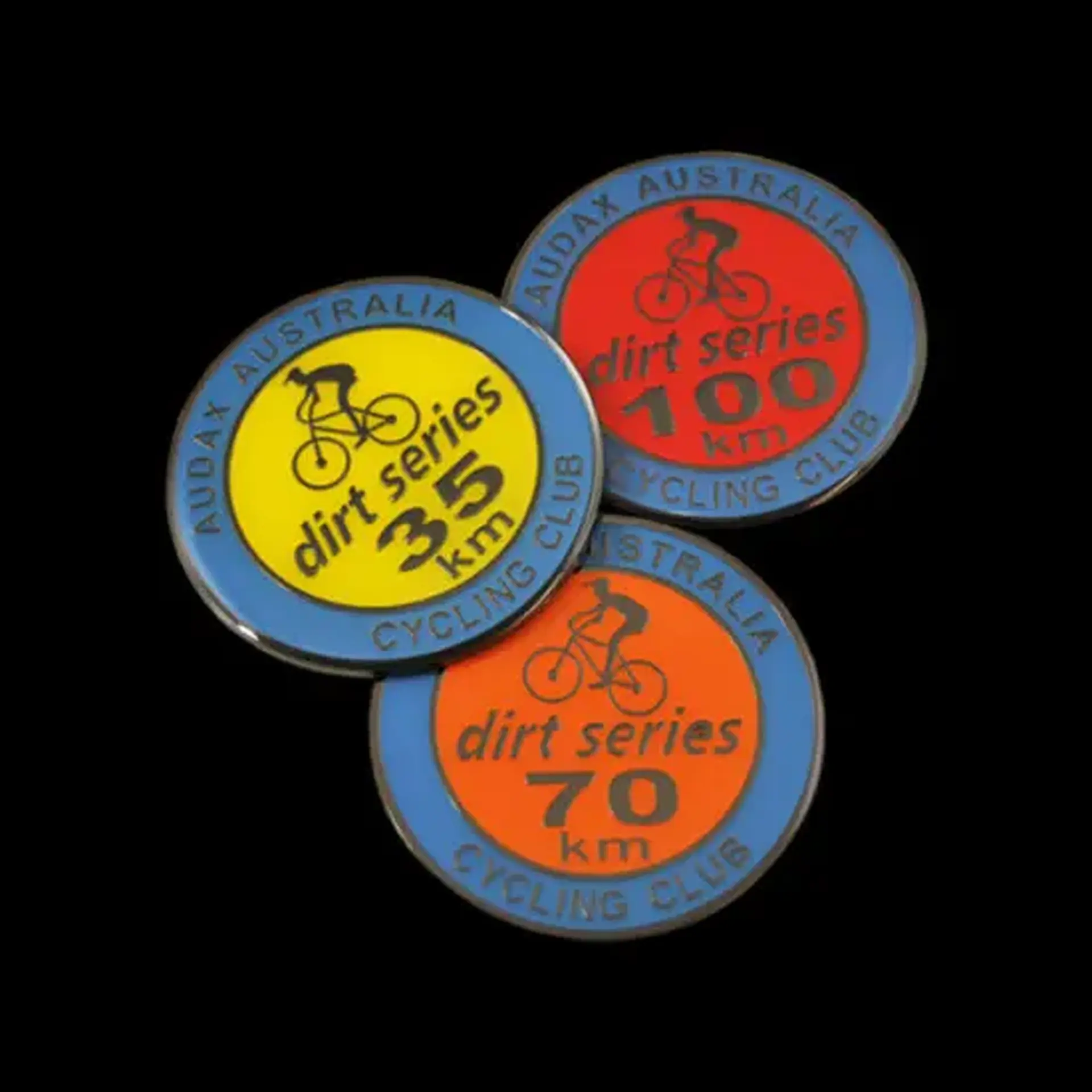 Audax KM Pins