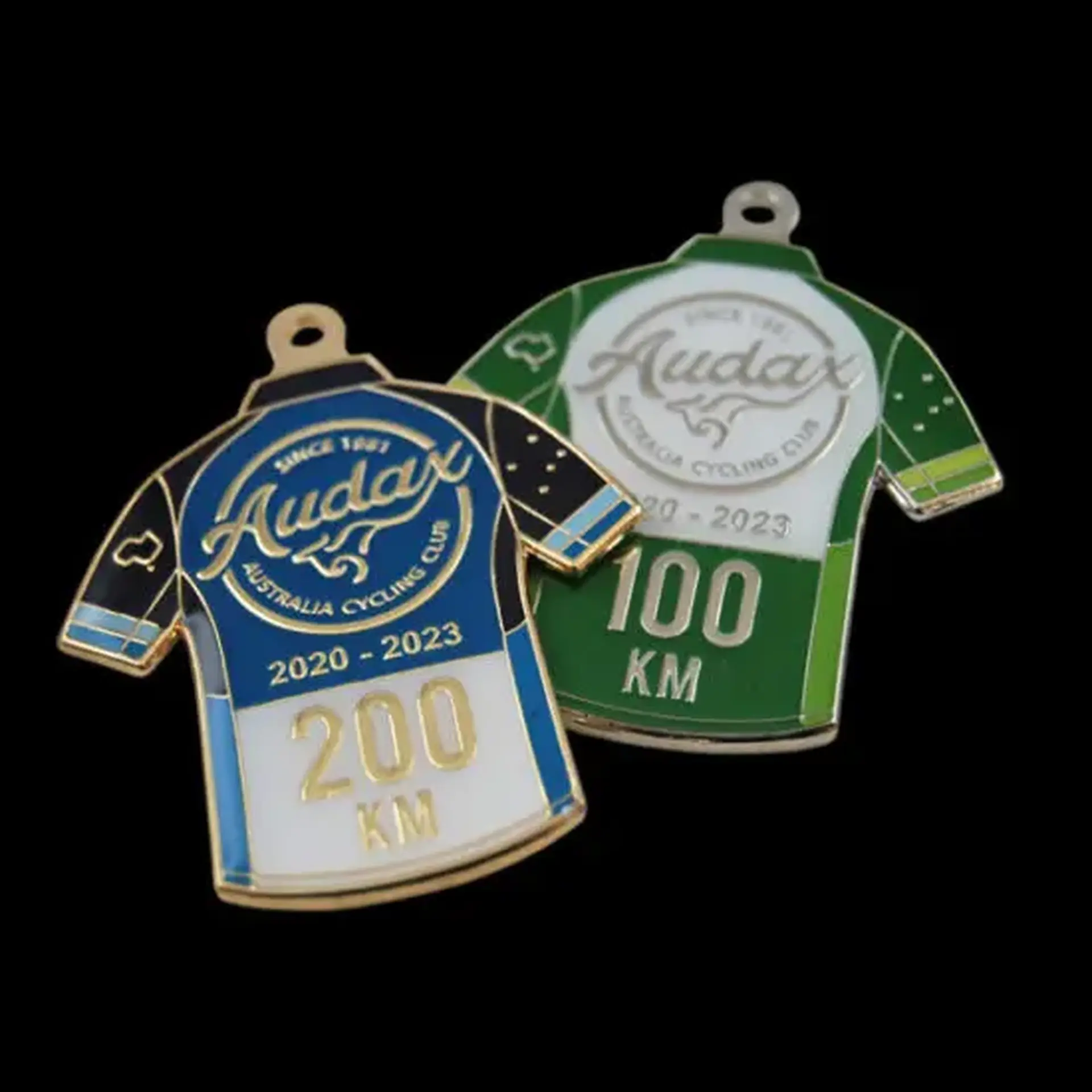 Audax Shirt Pin goldsilver