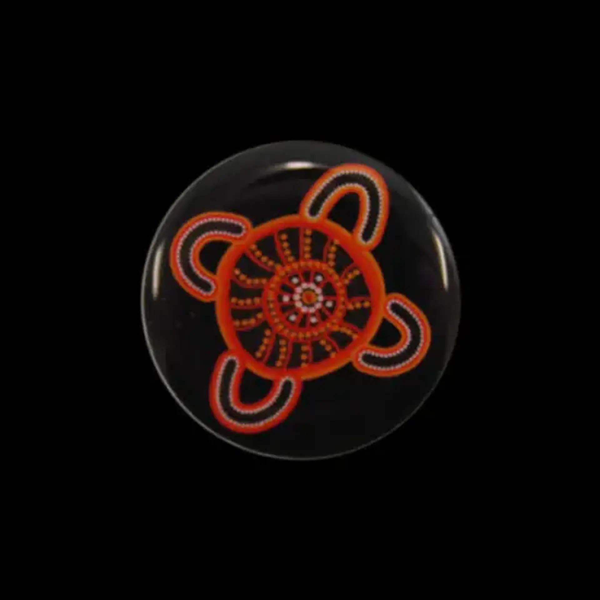 Foxtel indig print pin