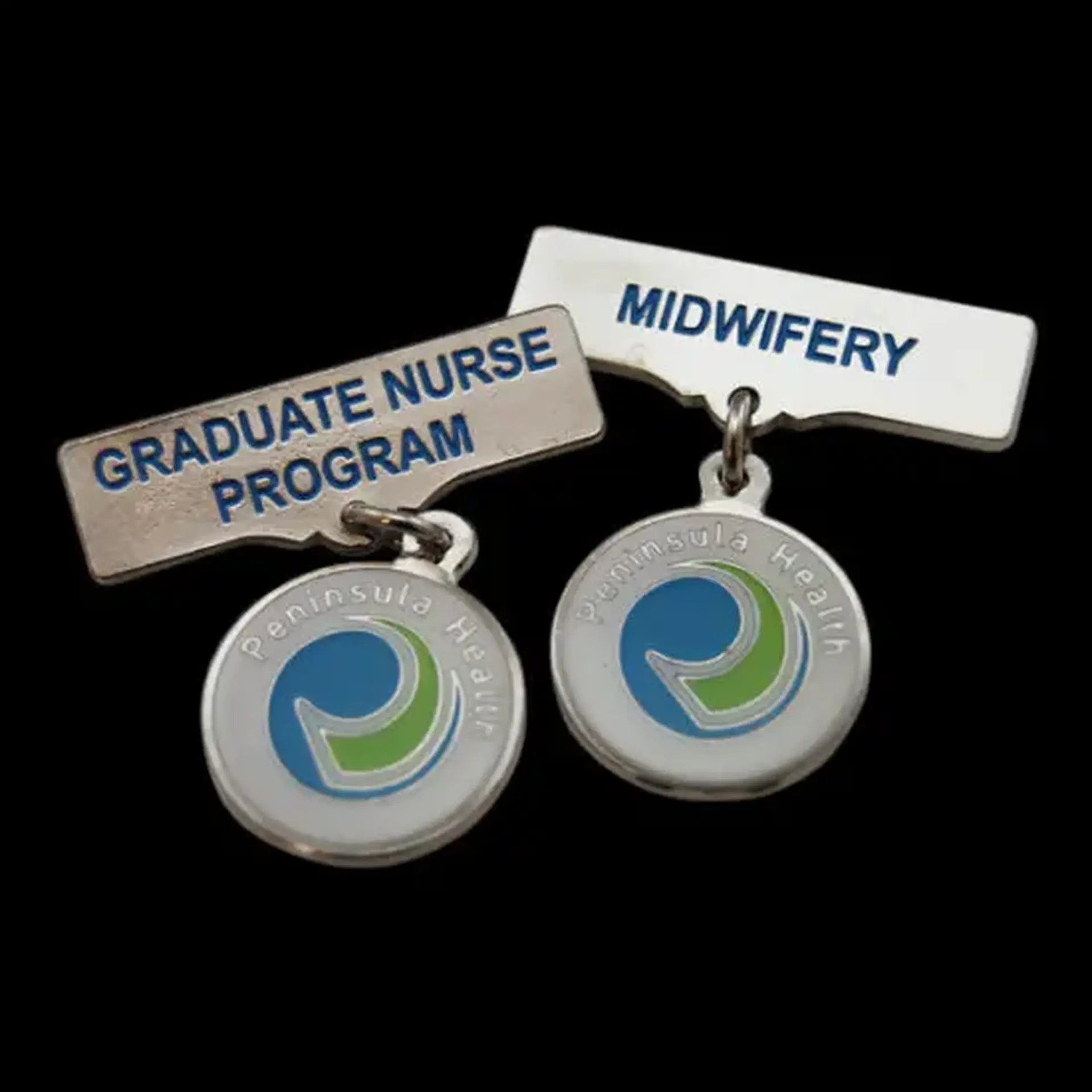 P Health service pins