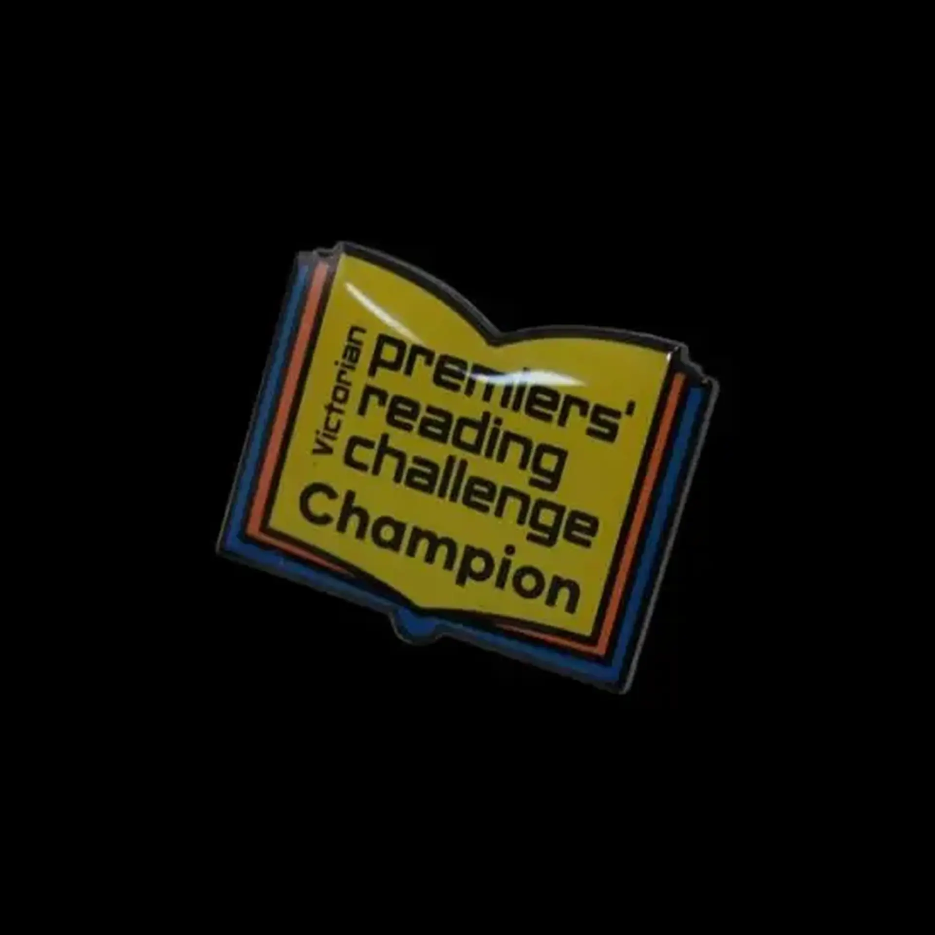 Vic Premiers Reading Printed Pin