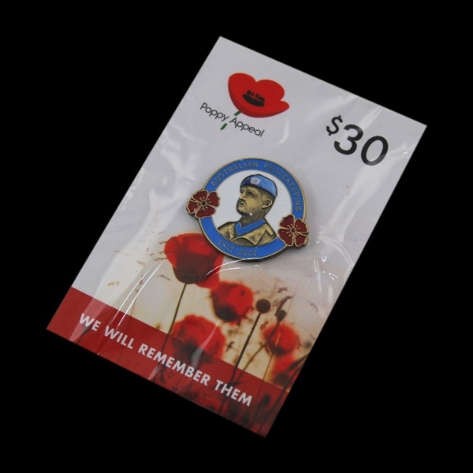 30 Poppy Pin Card