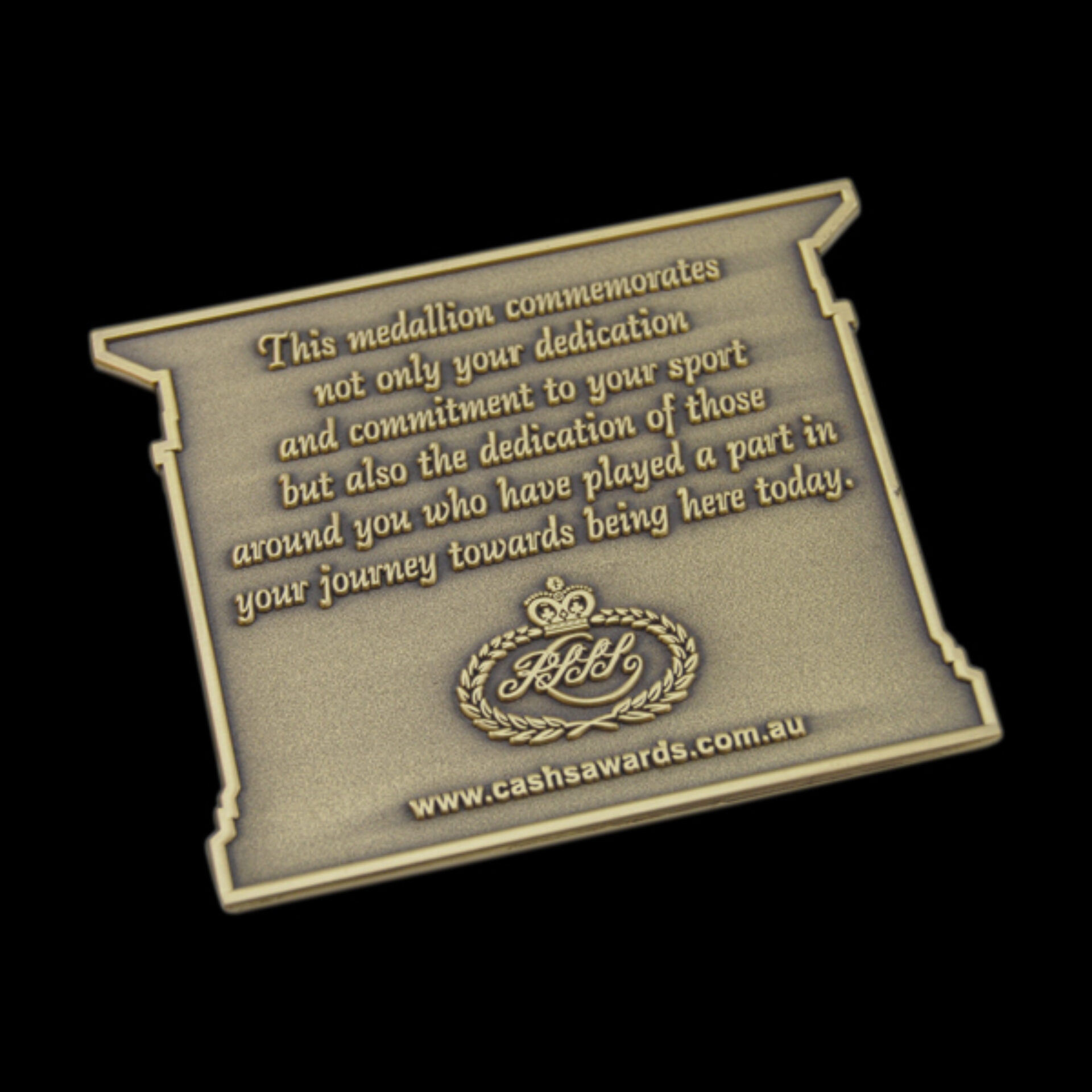 Solo Medal Back