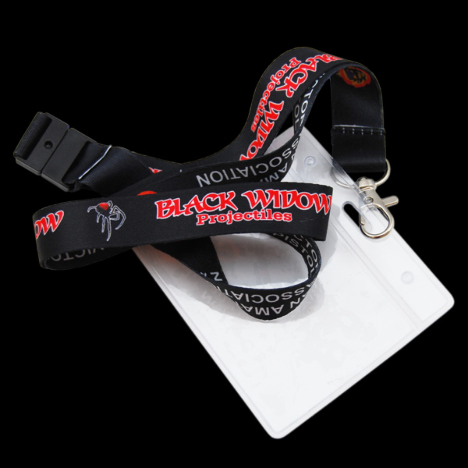 Black Widow Lanyard