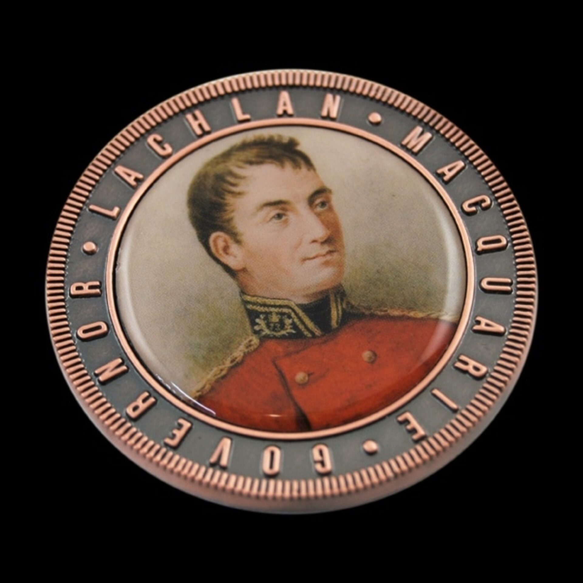 Governor Lachlan Macquarire Medallion Front