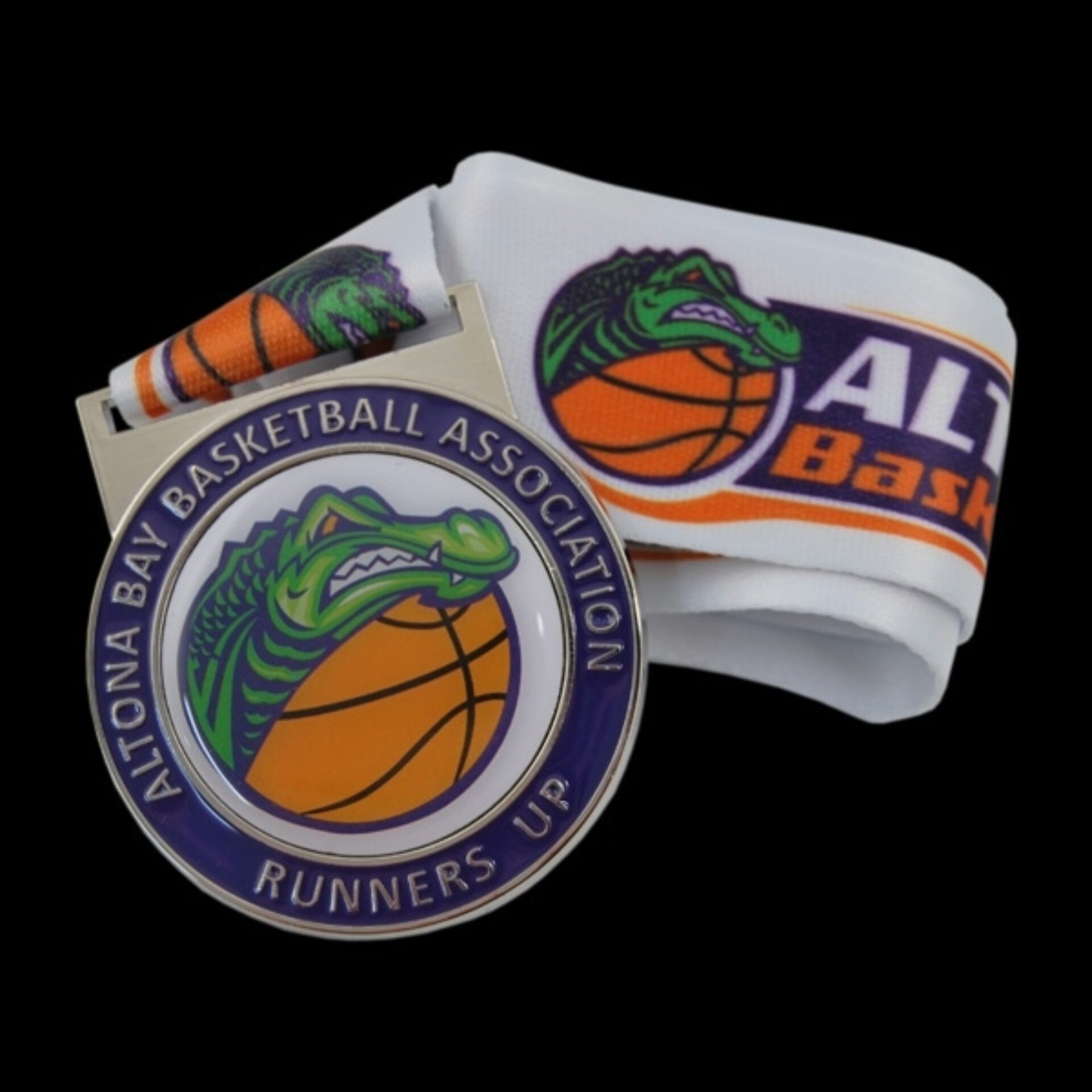 Altona Bay Baskeball Runners UP medal