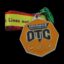 OTC Triathlon multi ribbon Medal