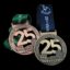 VTG 25 teacher medals