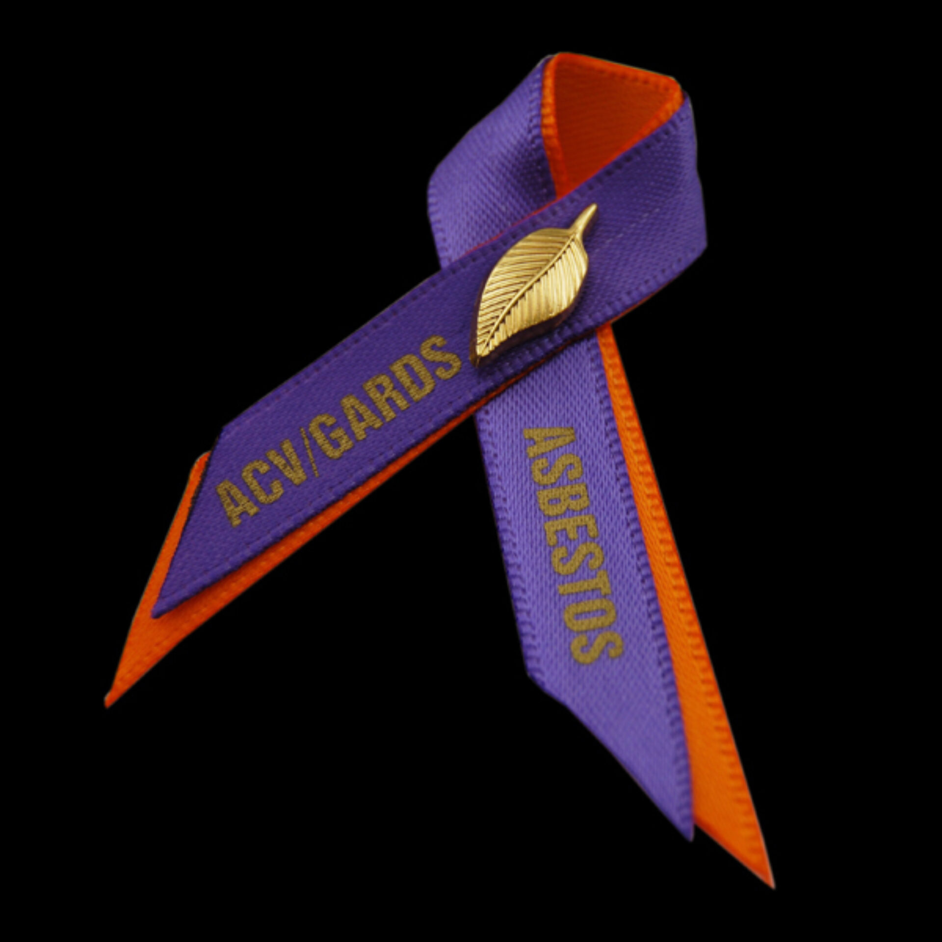Asbesto Ribbon Pin