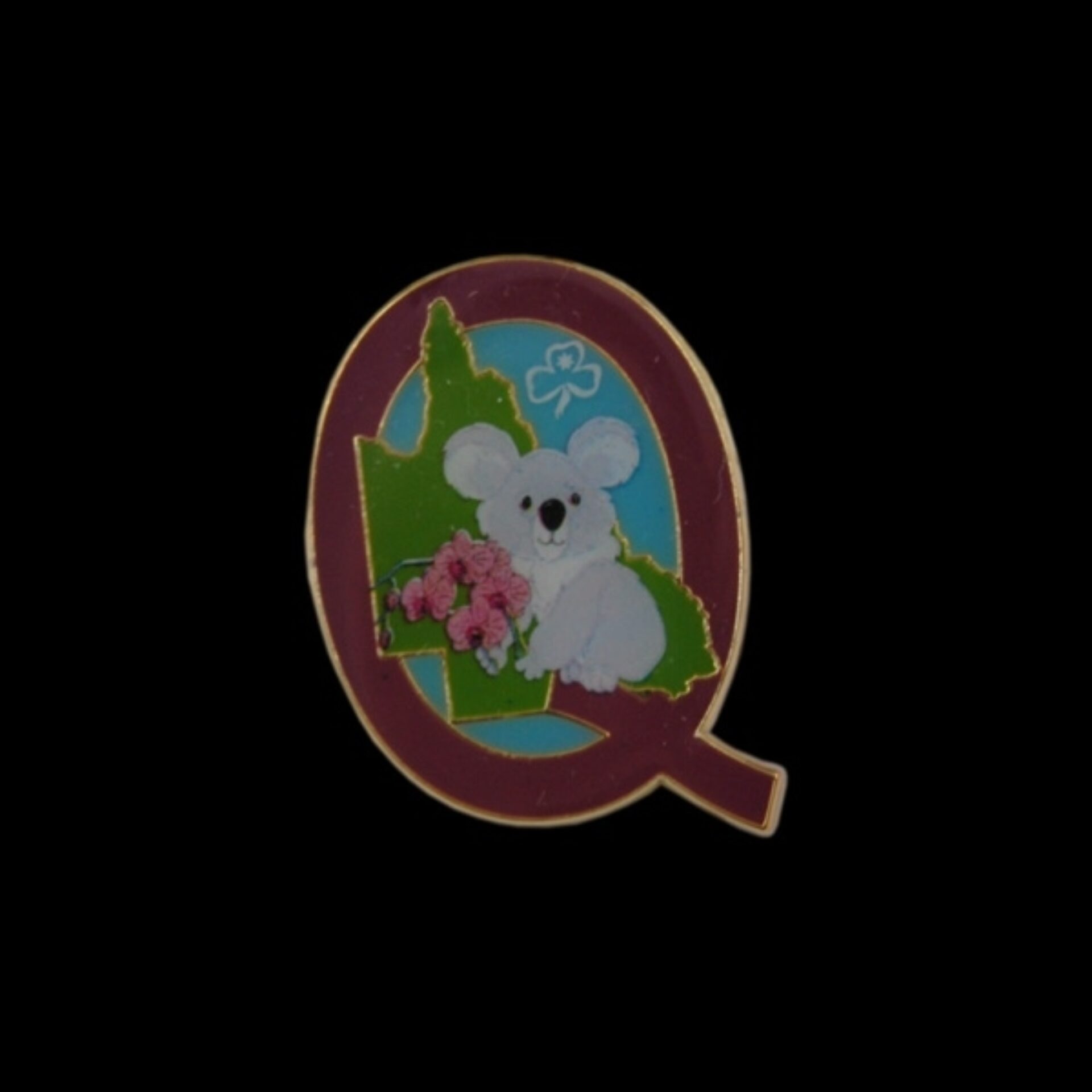 QLD Printed koala badge