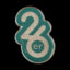 Green 26Ers Pin