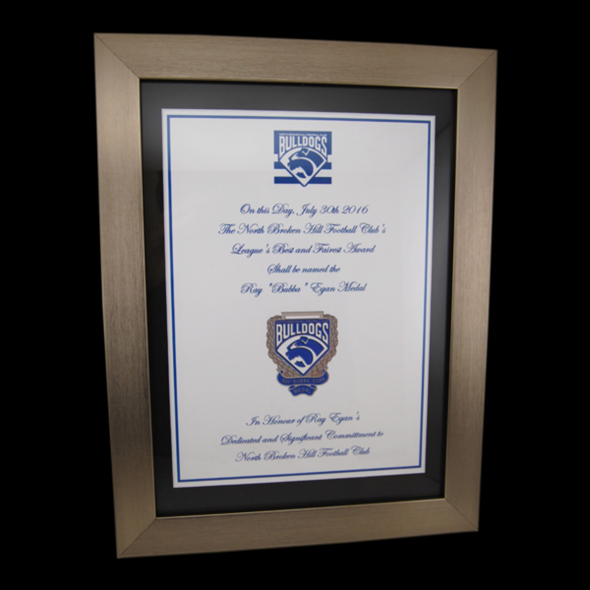 Bulldogs Frame